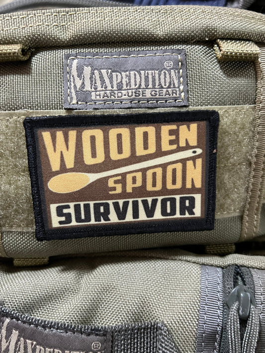 Surviving the Kitchen Chaos: Redheadedtshirts.com's 'Wooden Spoon Survivor' Velcro Morale Patch