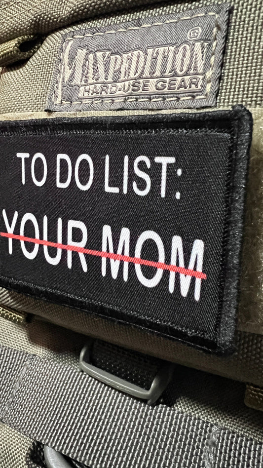 To Do List: Your Mom - Redefining Humor with RedheadedTshirts.com