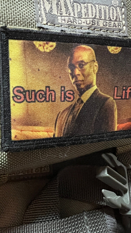 Unleash Your Inner Badass with the John Wick "Such is Life" Velcro Morale Patch from RedHeadedTshirts.com
