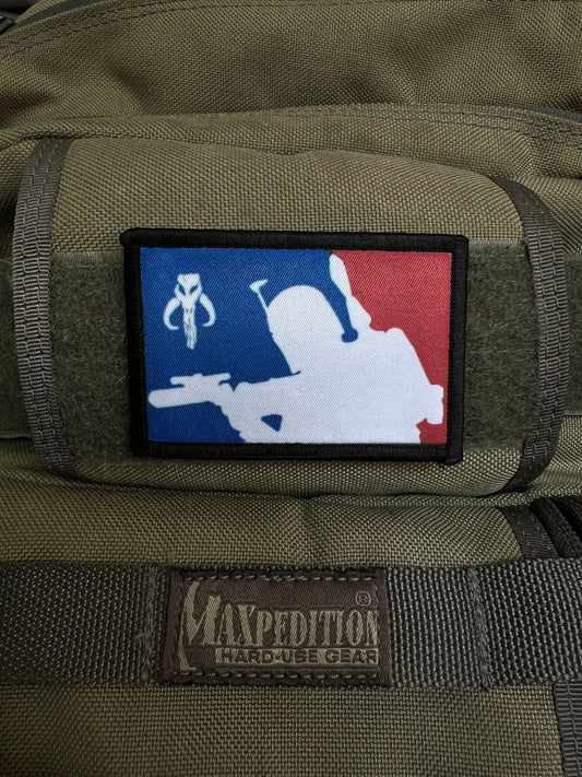 Unleash Your Inner Bounty Hunter with the "Major League Bounty Hunter" Morale Patch by Redheaded Productions