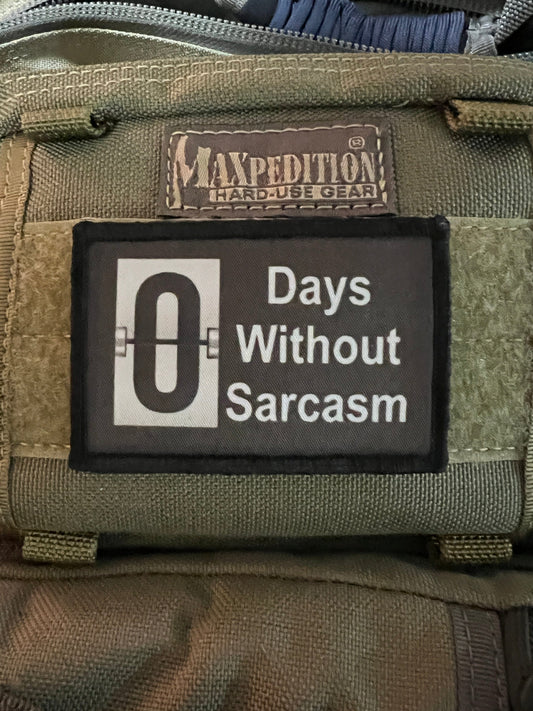 Unleash Your Snarky Side with the "0 Days Without Sarcasm" Morale Patch