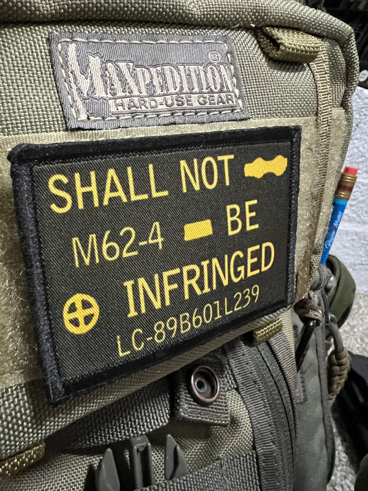 Unleash Your Unyielding Spirit with Redheaded Production's 'Shall Not Be Infringed' Morale Patch