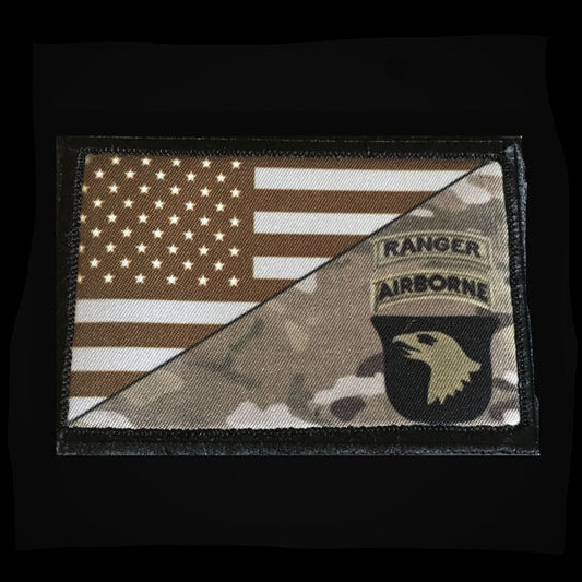 Subdued 10st Airborne Ranger Screaming Eagles Morale Patch