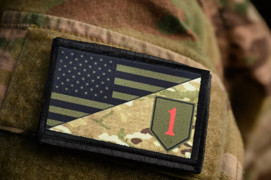 US Army 1 infantry Division Big Red One Morale Patch