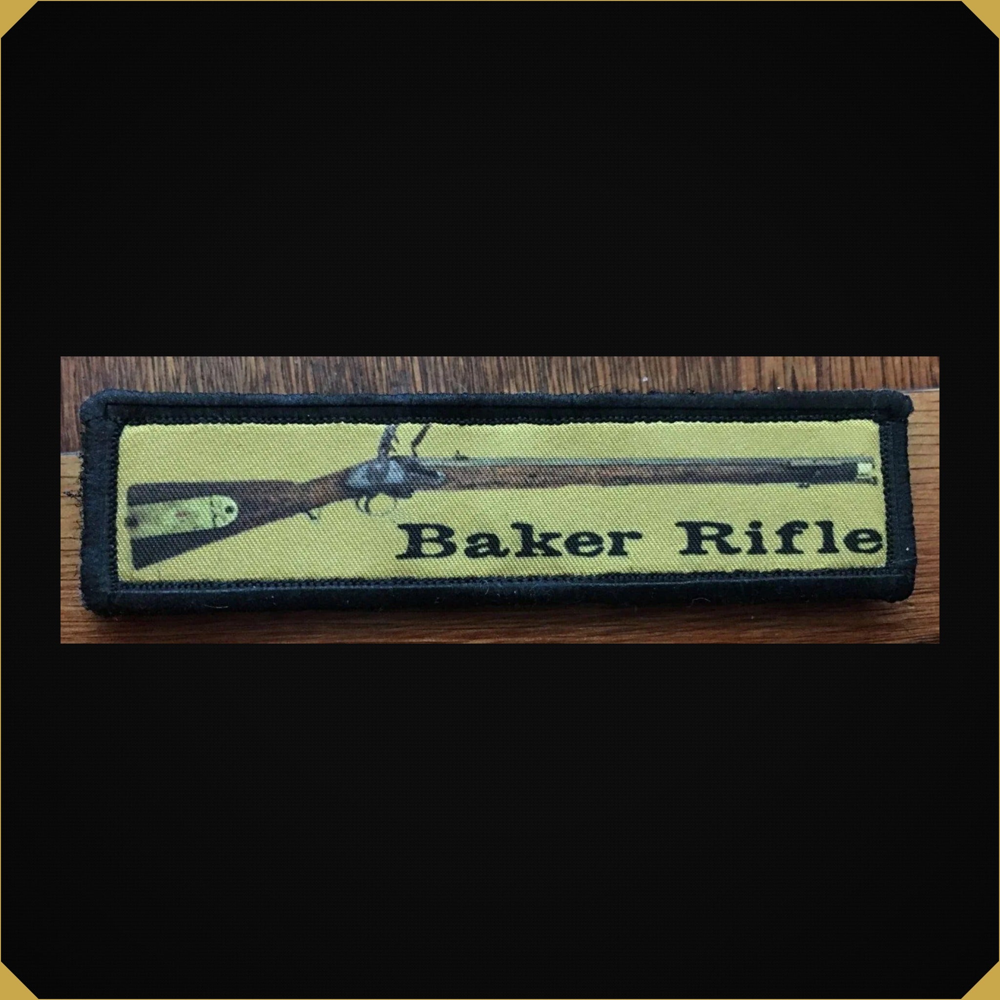 Redheaded T-Shirts Baker Rifle Hook & Loop Morale Patch 1x4 Inch ...