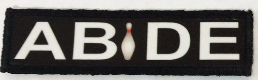 1x4 Big Lebowski Abide Morale Patch Morale Patches Redheaded T Shirts 