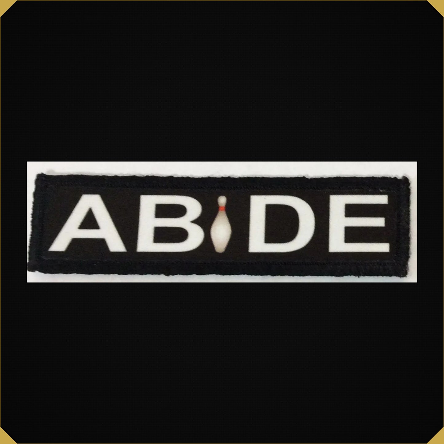 1x4 Big Lebowski Abide Morale Patch