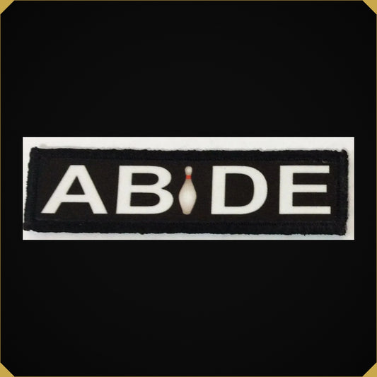 1x4 Big Lebowski Abide Morale Patch