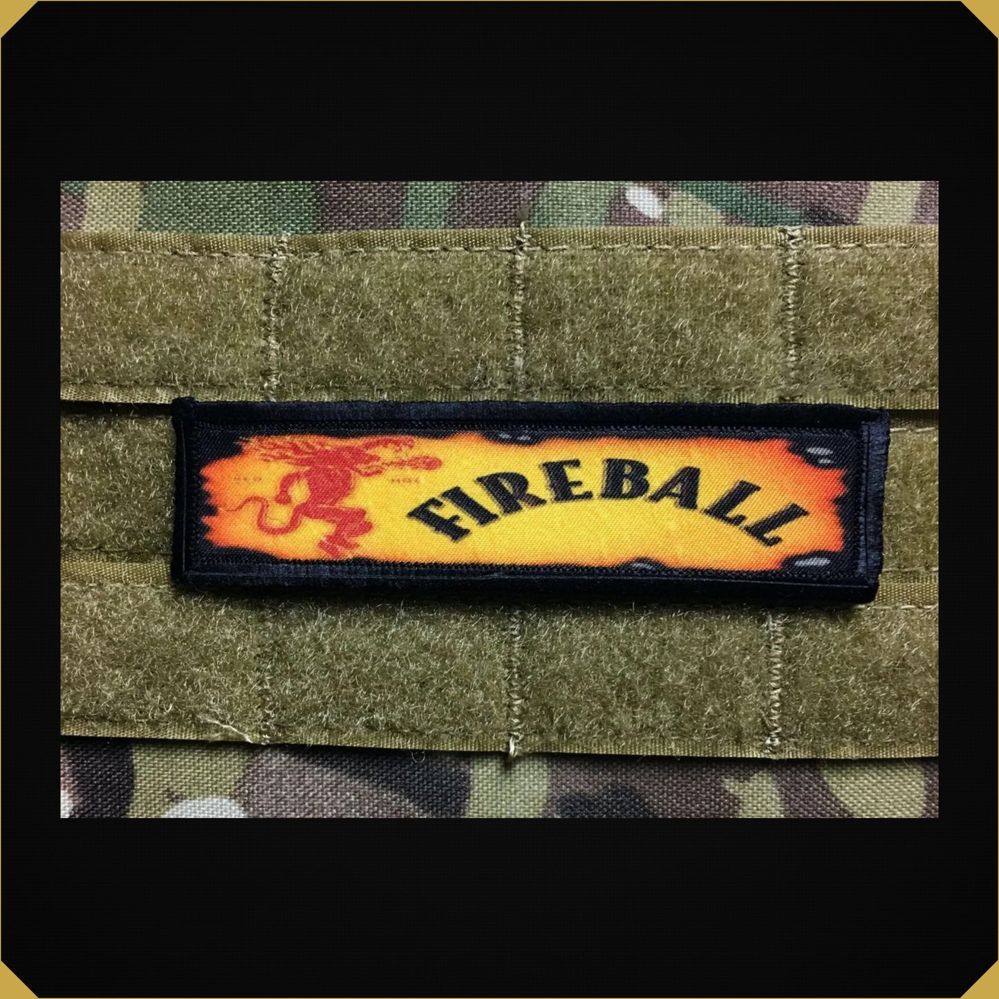 1x4 Fireball Whiskey Morale Patch