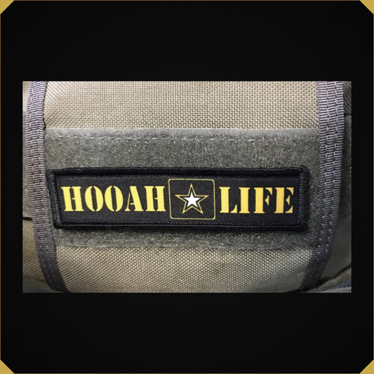 1x4 Hooah Life Morale Patch