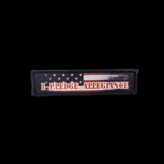 1x4  I Pledge Allegiance Morale Patch