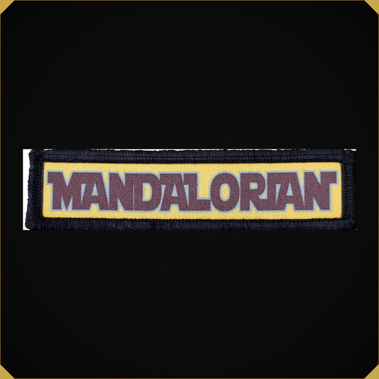 1x4 Mandalorian Star Wars Morale Patch