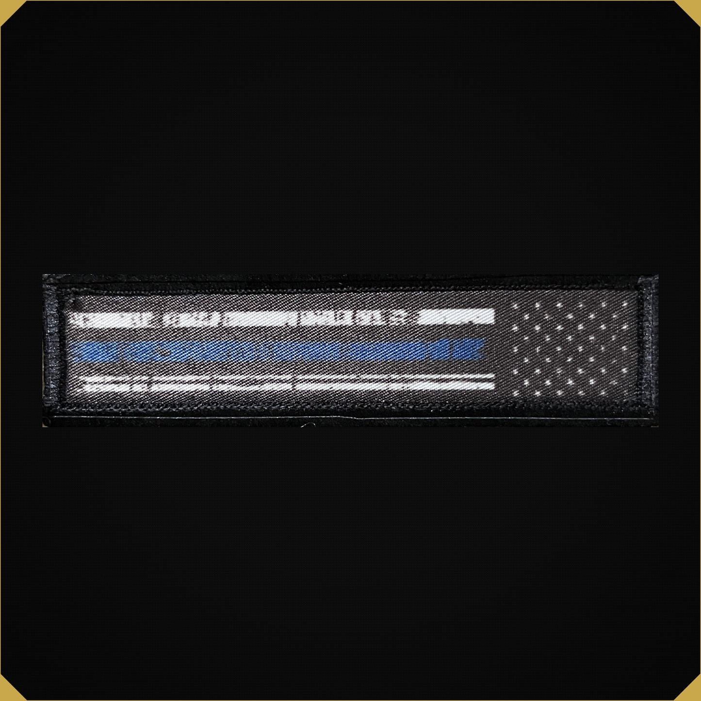 1x4 Thin Blue Line USA Flag Morale Patch