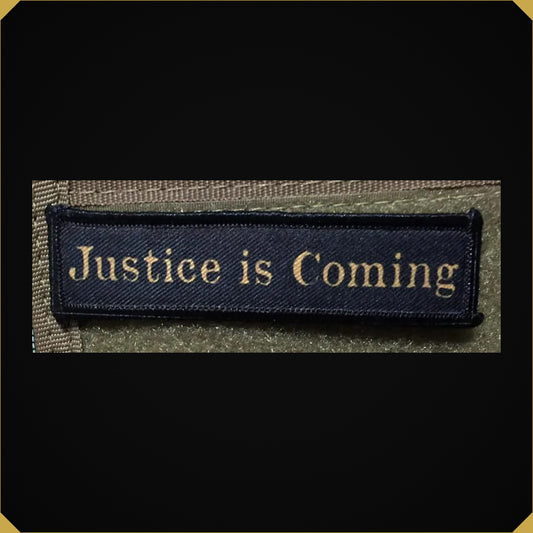 1x4 Tombstone Movie 'Justice is Coming' Morale Patch