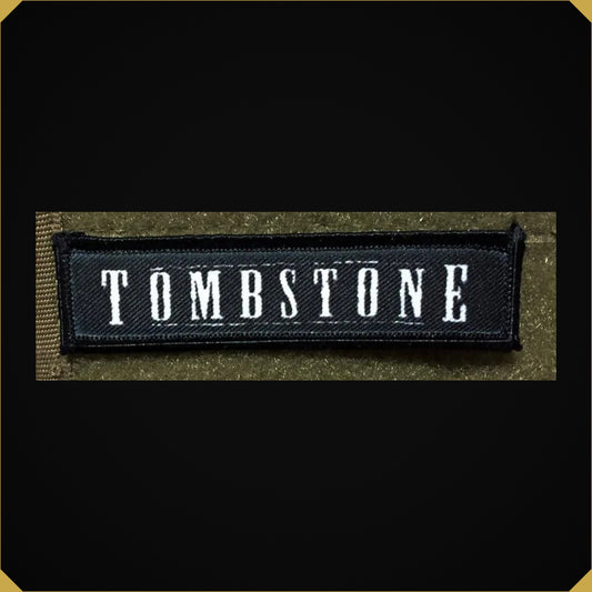 1x4 Tombstone Movie Logo Morale Patch