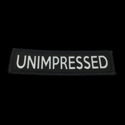 1x4 Unimpressed Morale Patch