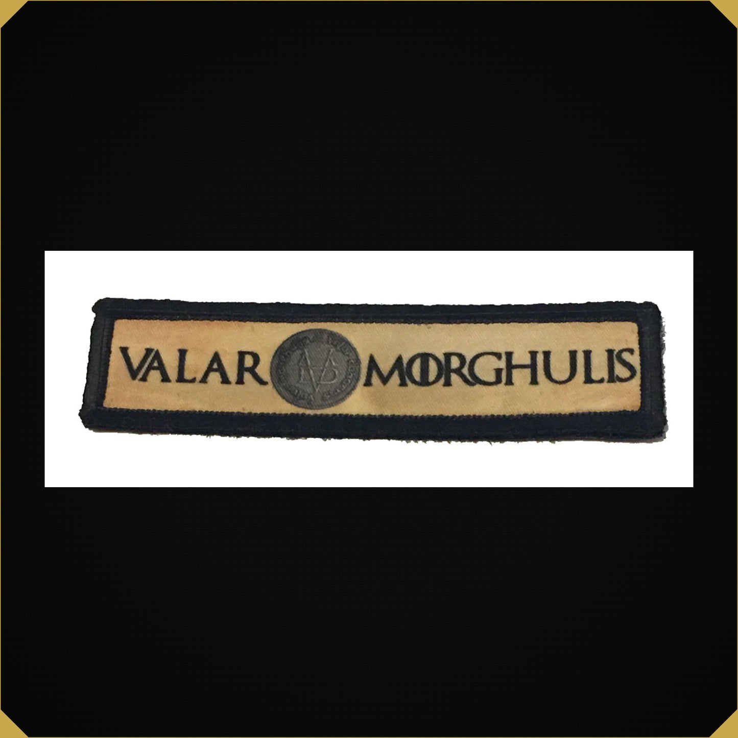 1x4" Valar Morghulis Game of Thrones Morale Patch