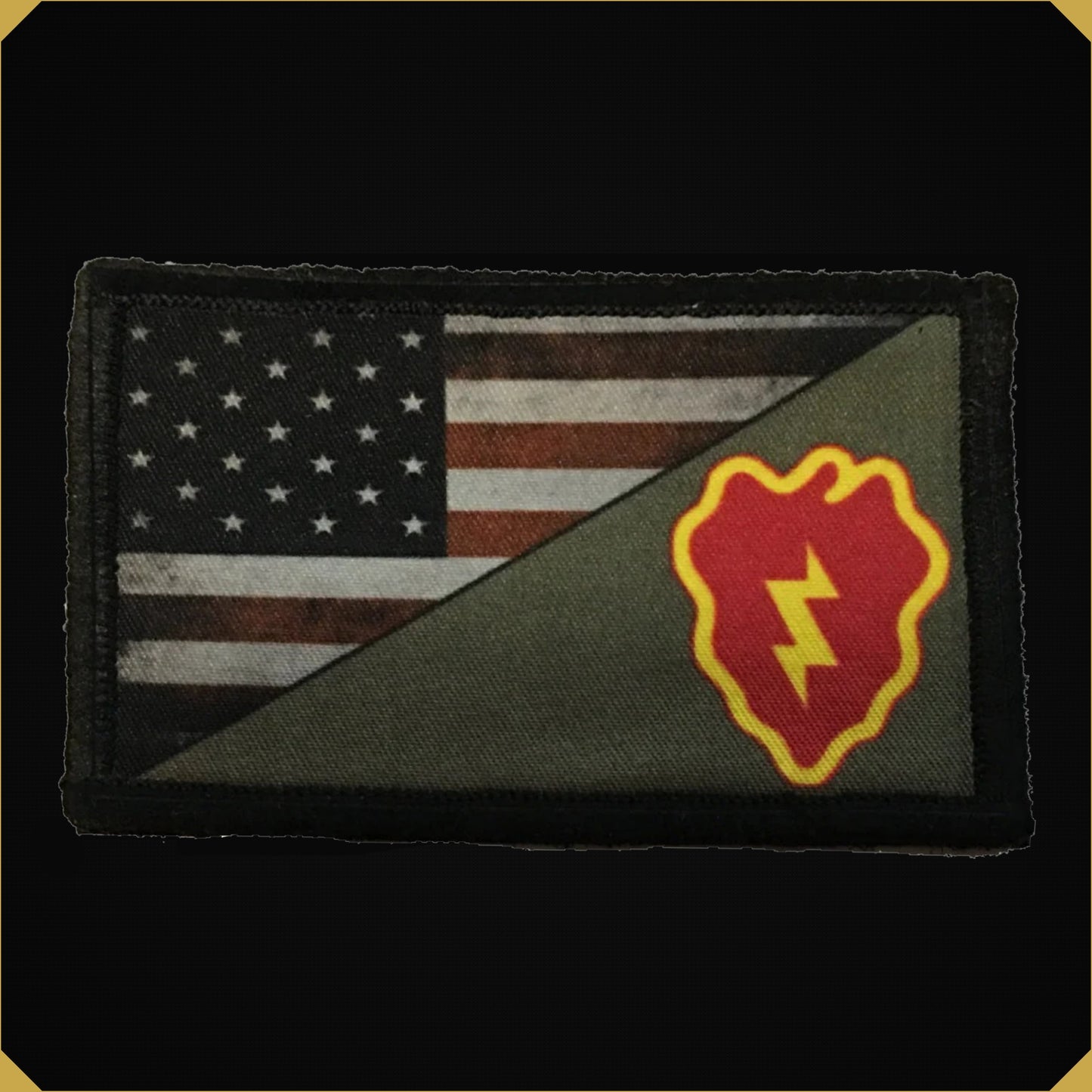25th Infantry Division / USA Flag Morale Patch