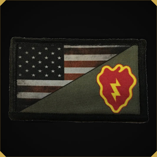 25th Infantry Division / USA Flag Morale Patch