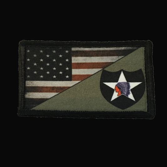 Full Color 2nd Infantry Division Morale Patch