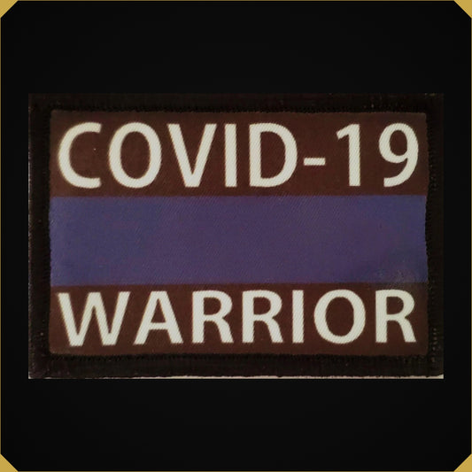 2x3"EMT First Responder Covid-19 Warrior Morale Patch