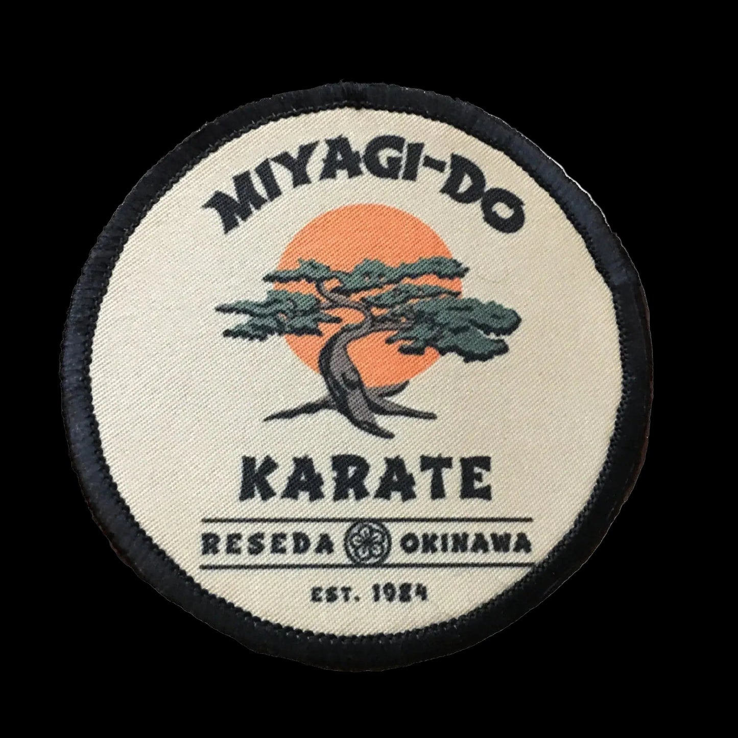 3" Circle  Miyagi Do Karate Kid Movie Morale Patch
