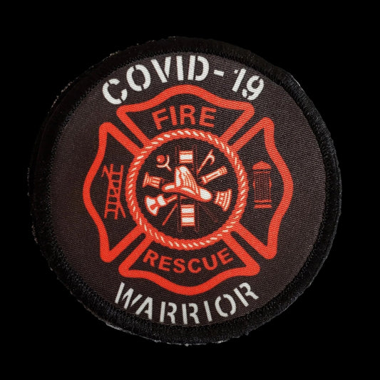 3" Fire & Rescue Covid-19 Warrior Morale Patch