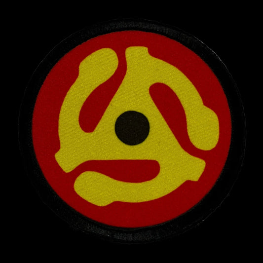 3" Stereo Record Adapter Morale Patch