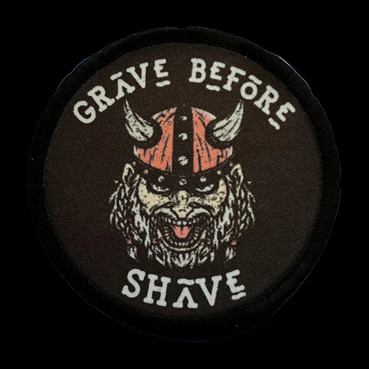 3" Viking Grave Before Shave Morale Patch