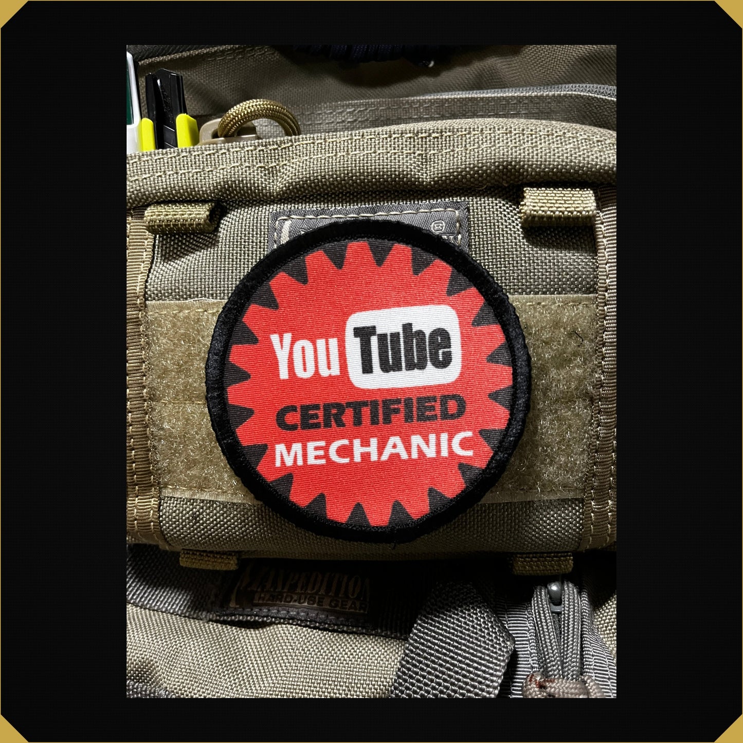 3" Youtube Certified Mechanic Morale Patch