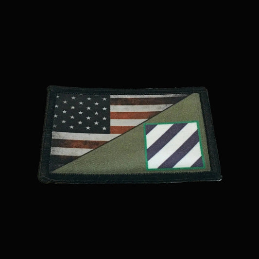 US Army 3rd infantry Division USA Flag Morale Patch