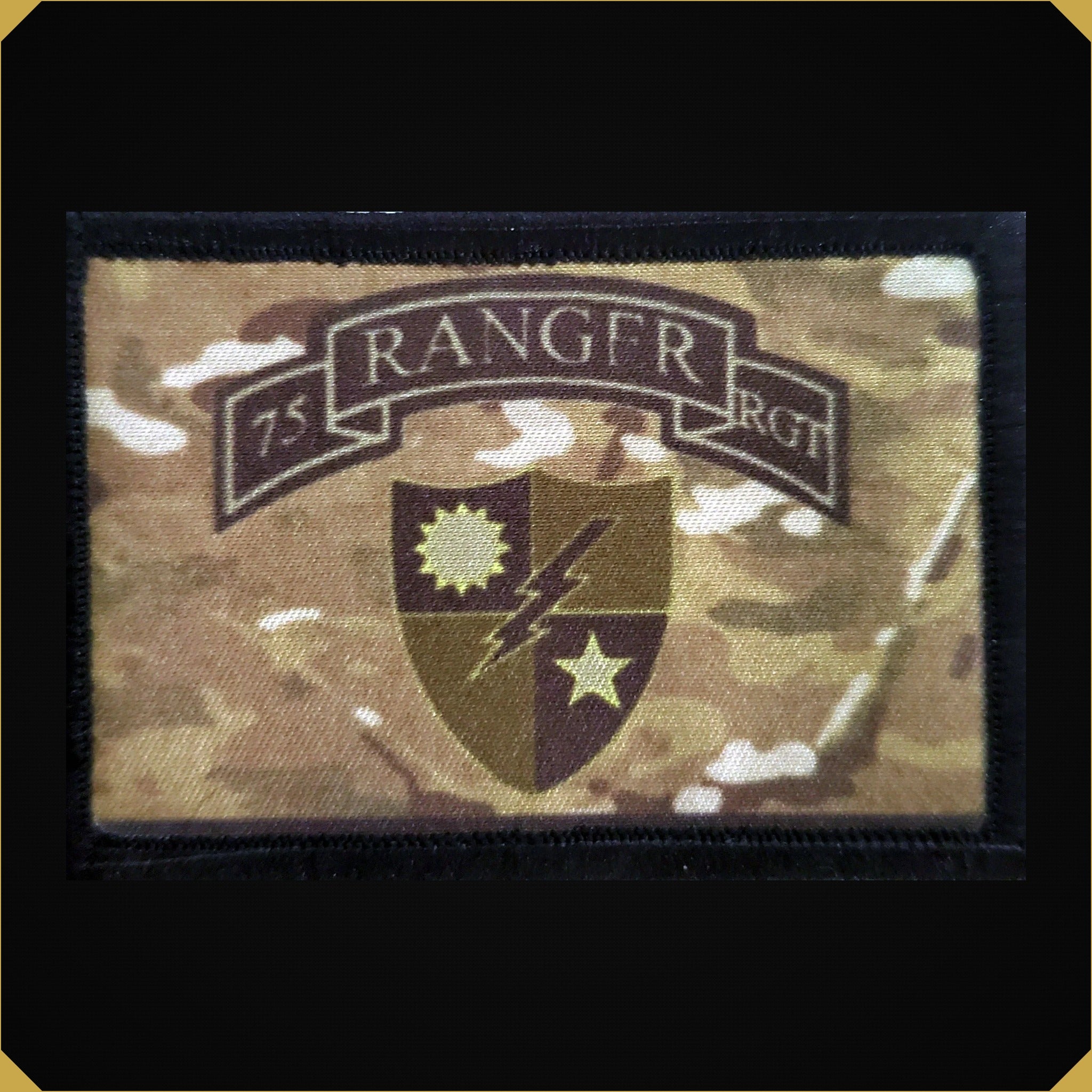 75th Rrc Patch Redheaded T-Shirts 75th Ranger Battalion Subdued Multicam Hook & Loop ...