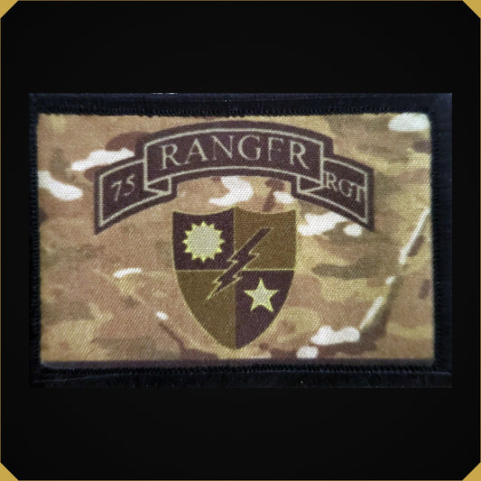 75th Ranger Battalion Subdued Multicam Morale Patch