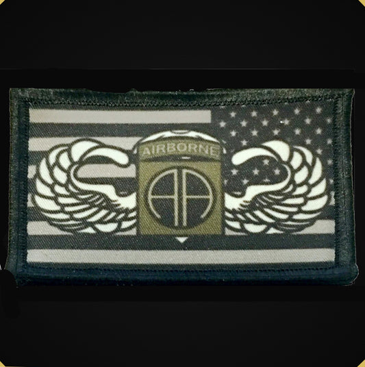 82nd Airborne Jump Wings Morale Patch