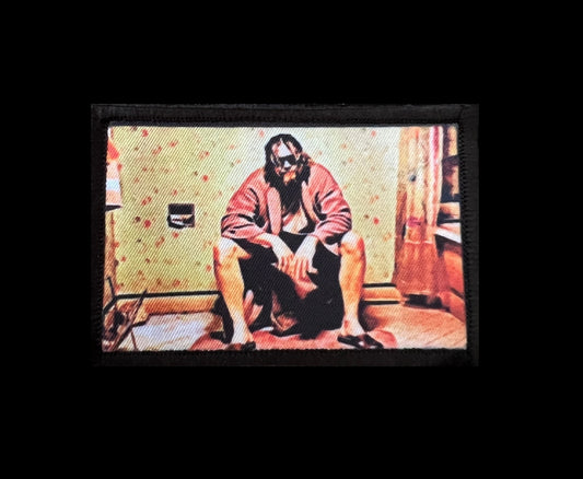 Big Lebowski Bathroom Scene Morale Patch