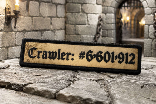 Dungeon Crawler Carl Dungeon Crawler Number 6,601,912 Morale Patch in dungeons and dragons setting
