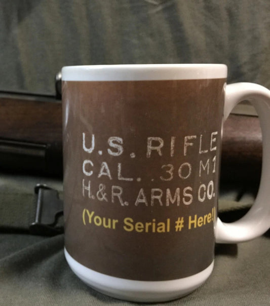 H&R M1 Garand PERSONALIZED Receiver Coffee Mug