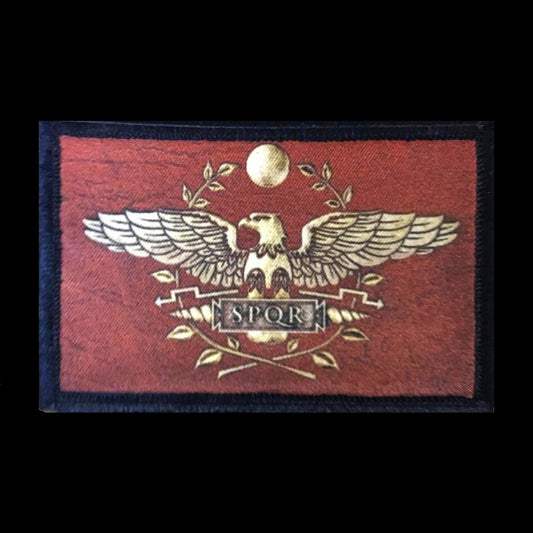 Roman Legion SPQR Hook and Loop Morale Patch