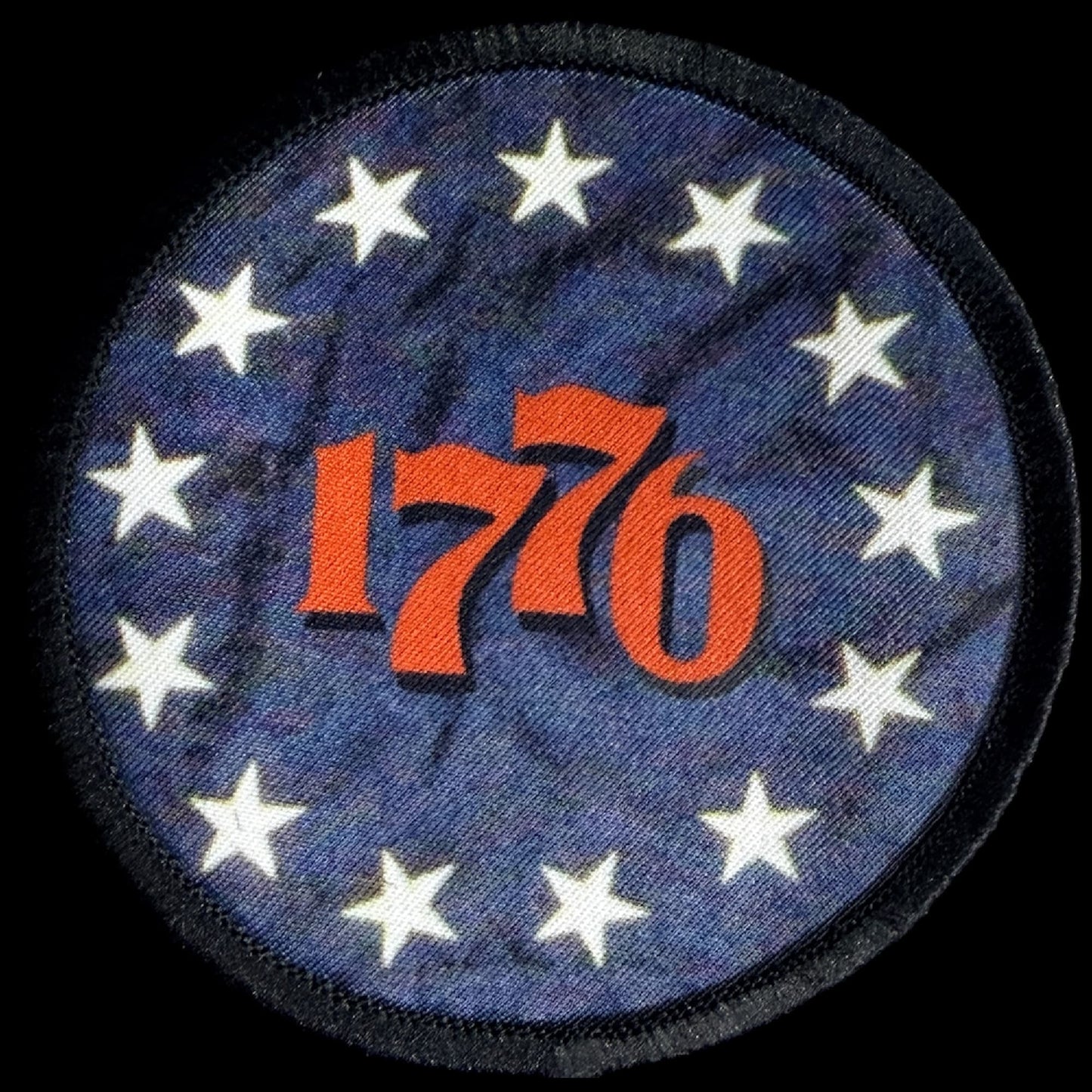 1776 Thirteen Stars Morale Patch with thirteen white stars ringing the edge representing the original colonies