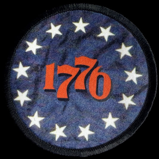 1776 Thirteen Stars Morale Patch with thirteen white stars ringing the edge representing the original colonies
