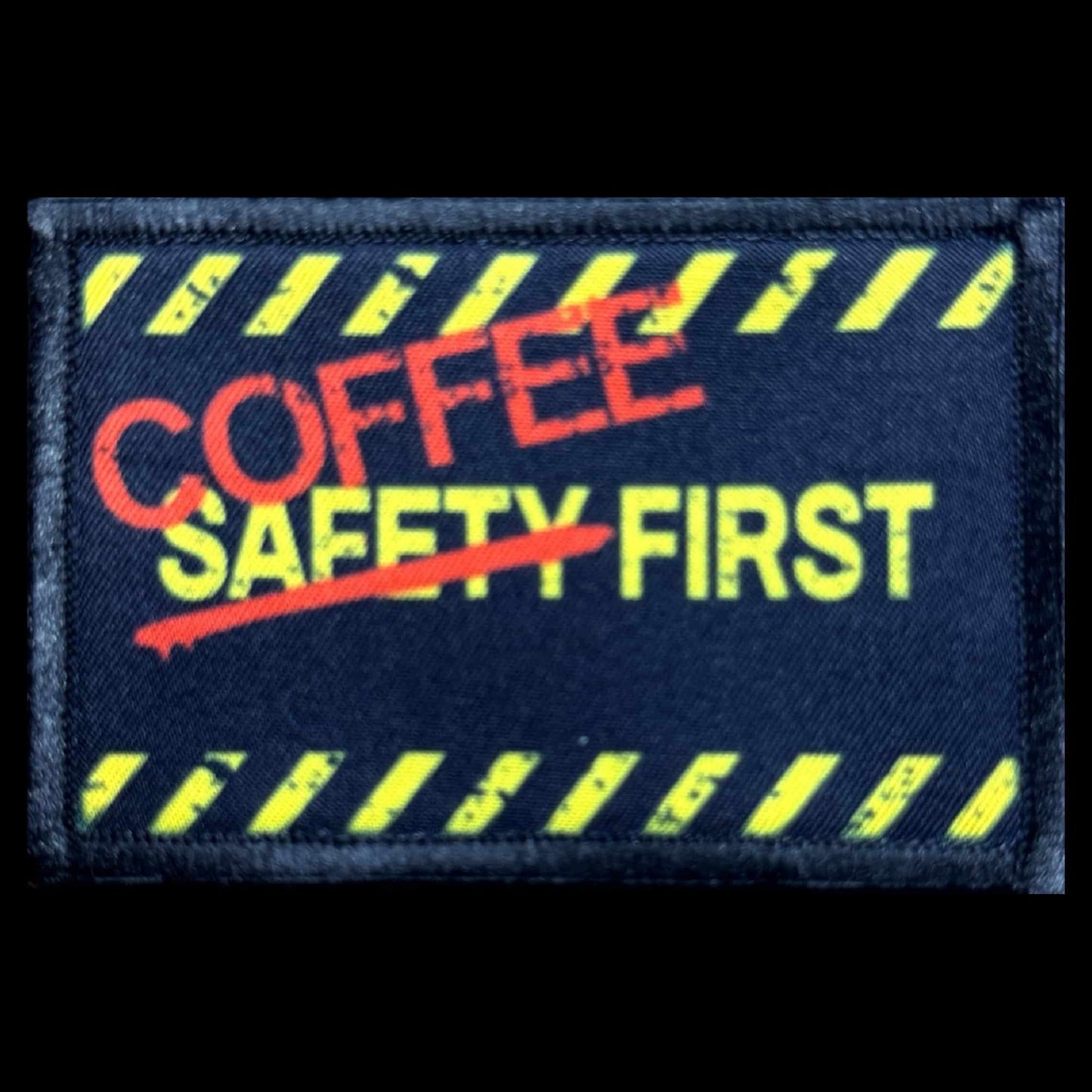 Coffee FIrst Funny Morale Patch