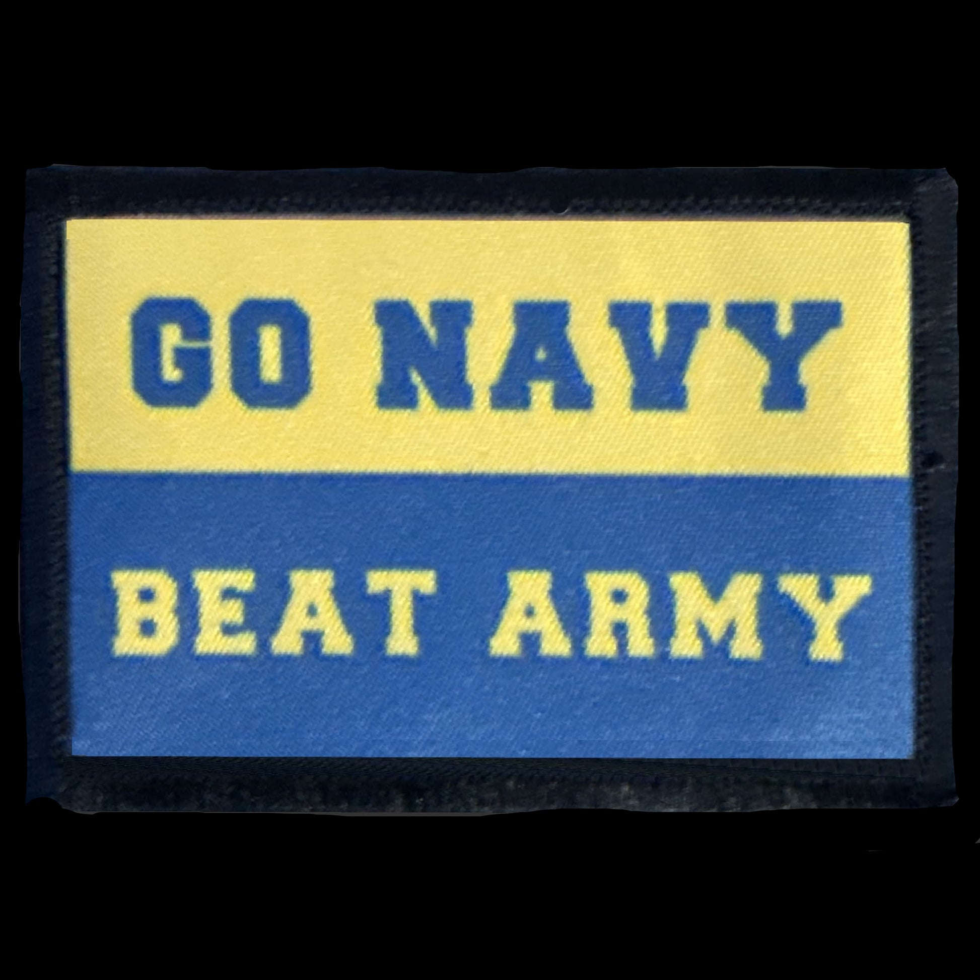 GO NAVY BEAT ARMY hook and loop morale patch