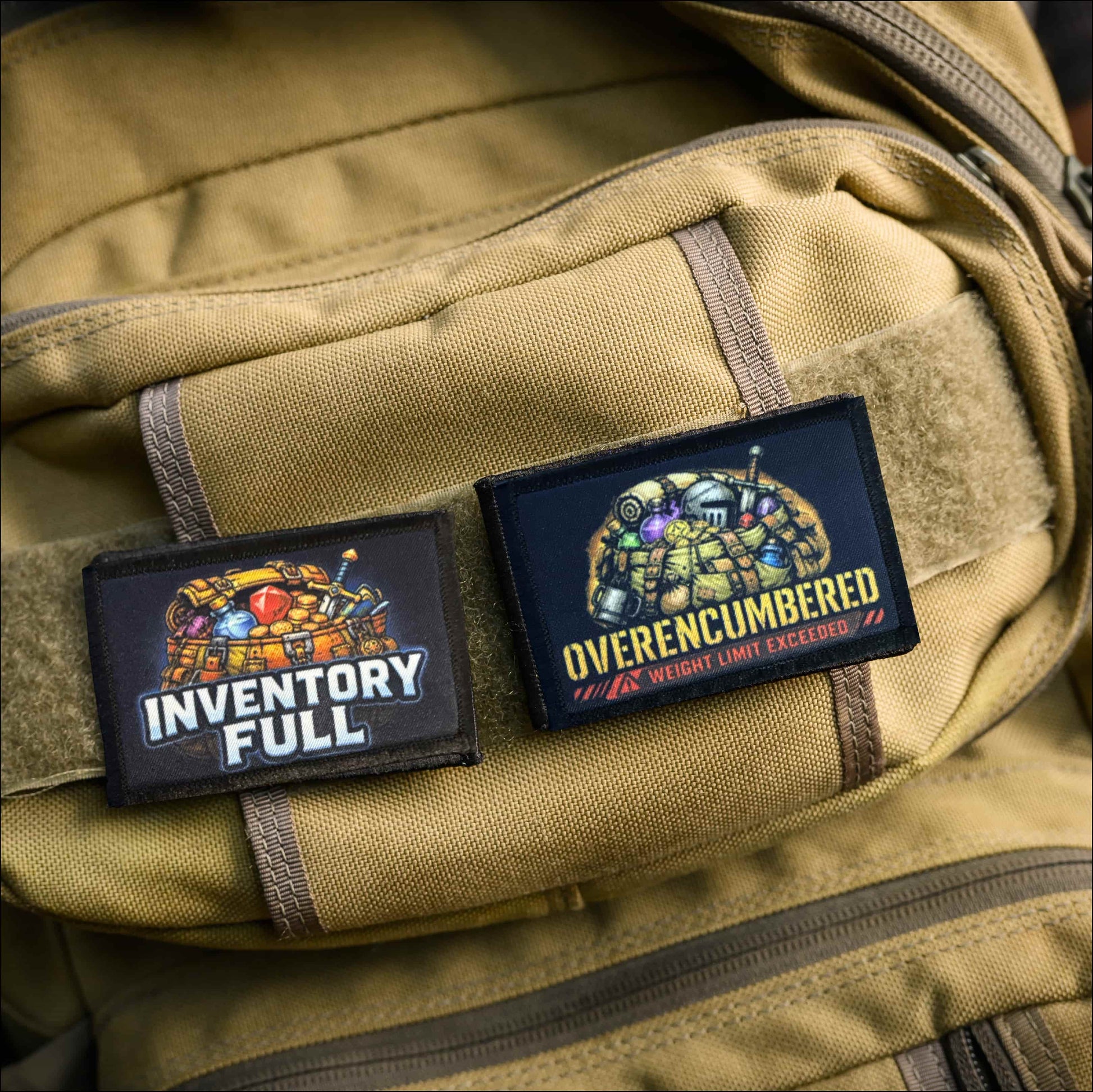 nventory Full patch as a gamer gift idea for RPG and dungeon crawl fan