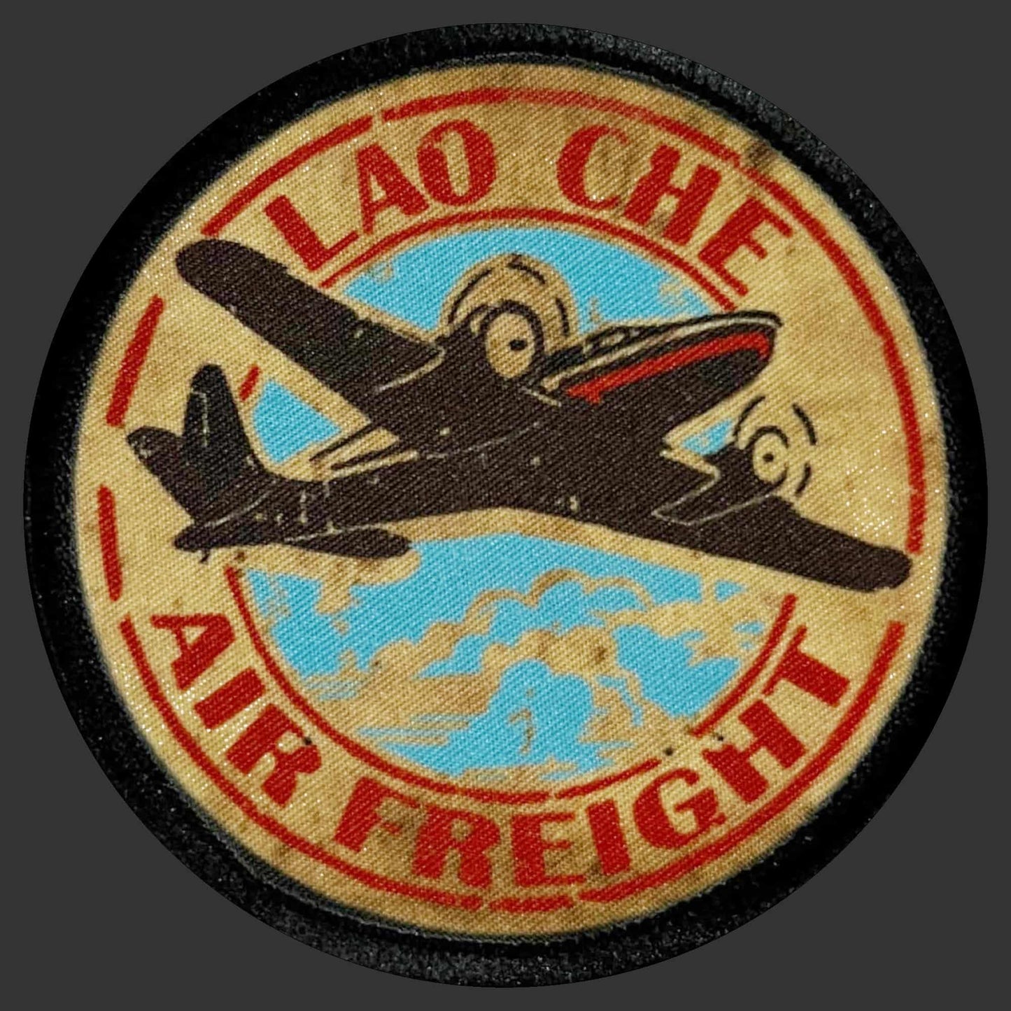 Lao Che Air Freight Morale Patch 3" Hook and Loop 