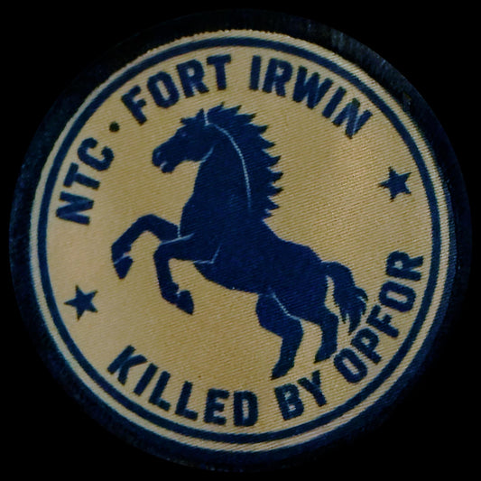 NTC OPFOR Morale Patch Fort Irwin Army Veteran Hook and Loop Tactical