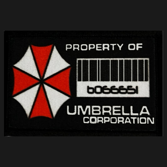 Proprty of Umbrella Corporation Hook and Loop Morale patch ID Card