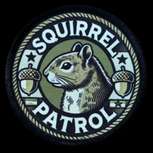 Squirrel Patrol Secret Squirrel Morale Patch