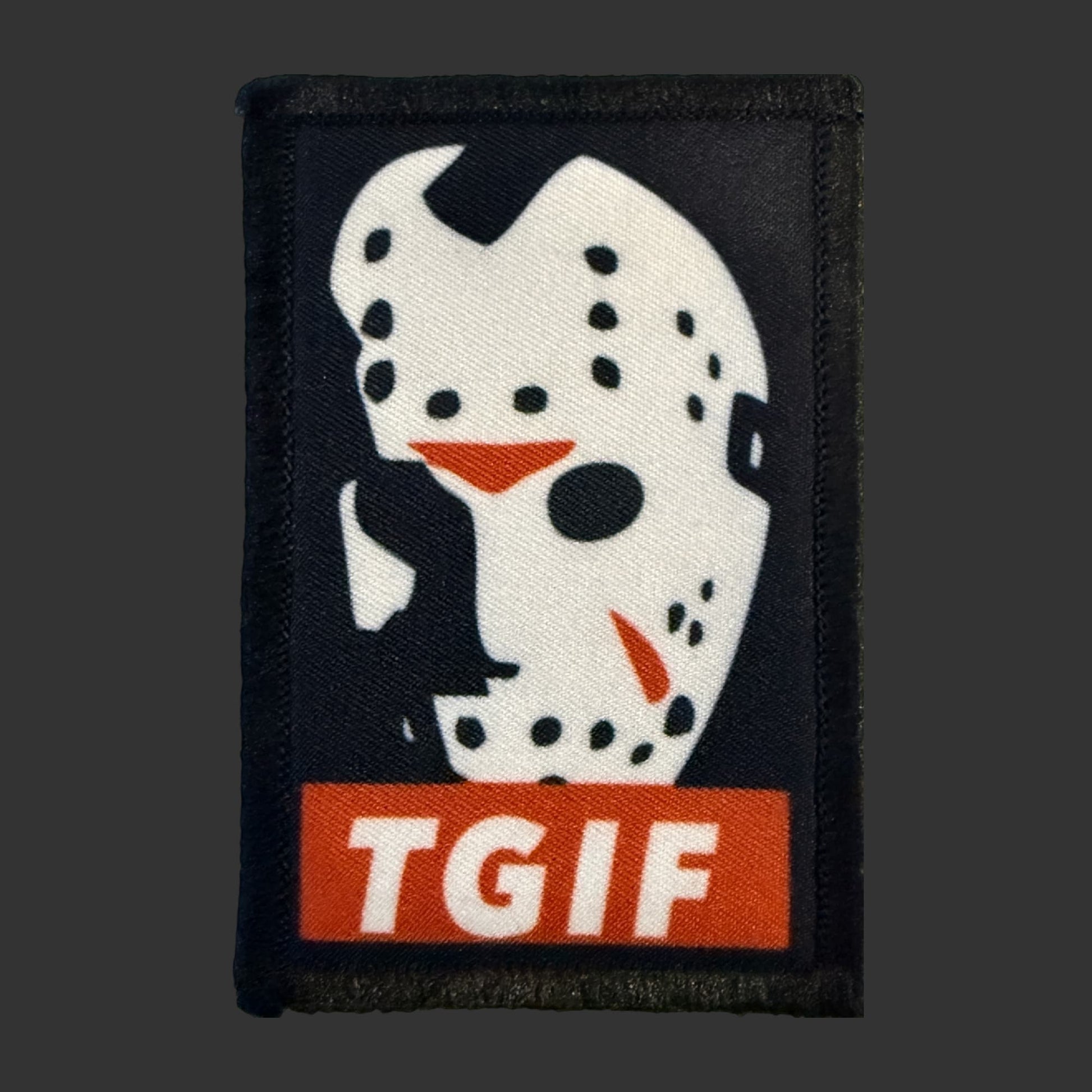 TGIF Friday the 13th Hockey Mask Morale Patch