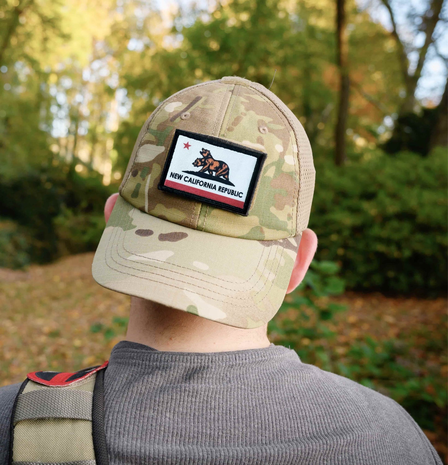 New California Republic NCR Morale patch from FALLOUT on a hat