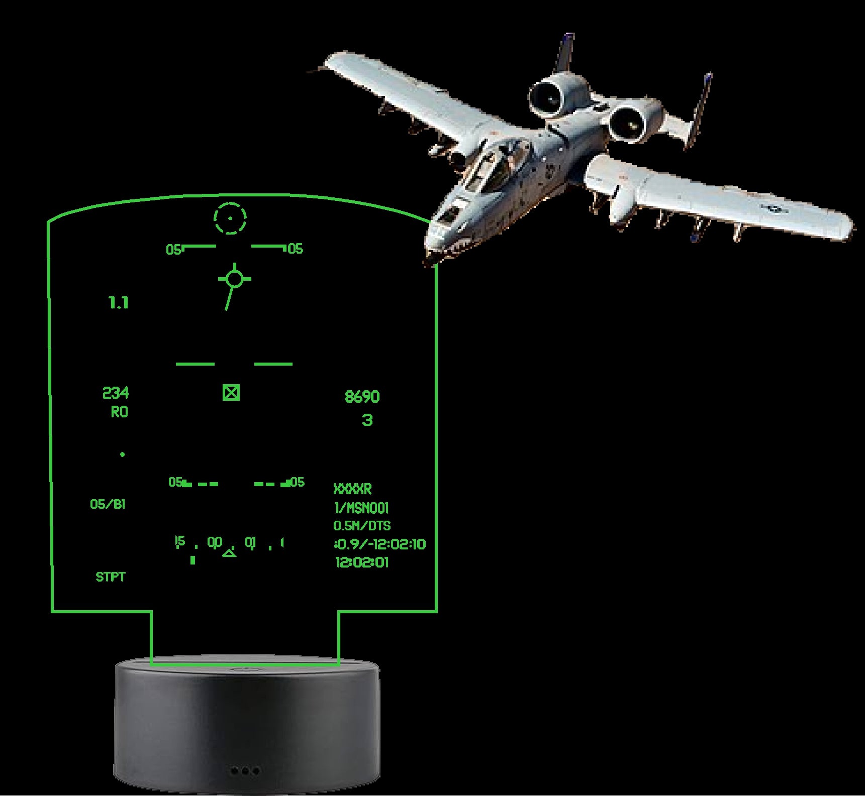 A-10 Warthog LED Light Sign for A10 pilots, Retired pilots, DCS Fans, Aviation Gifts